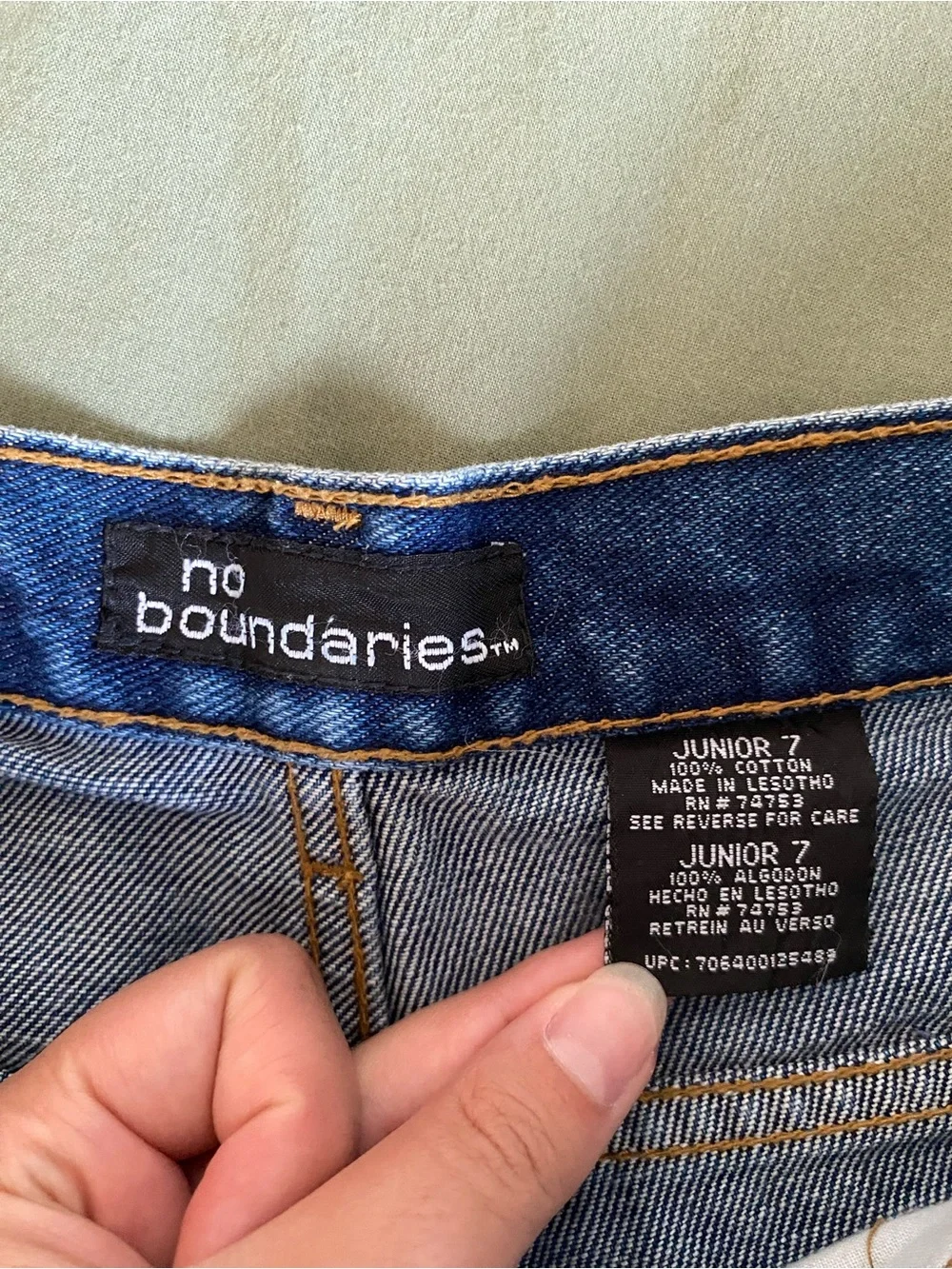 No Boundaries junior size